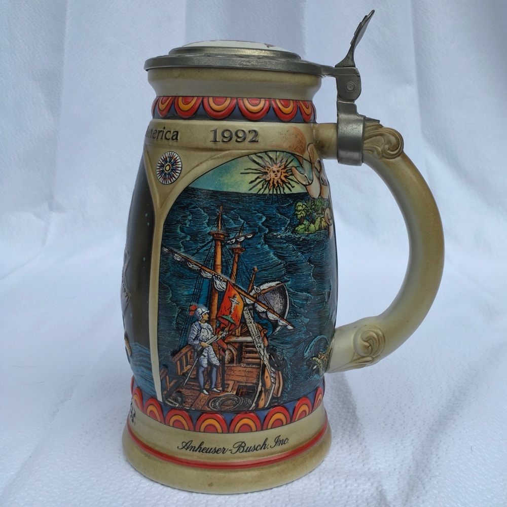 Collectible Vintage 1992 Limited Edition Budweiser Mug Beer Stein